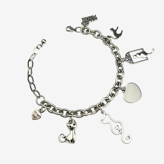 Purrfect Companion Charm Bracelet