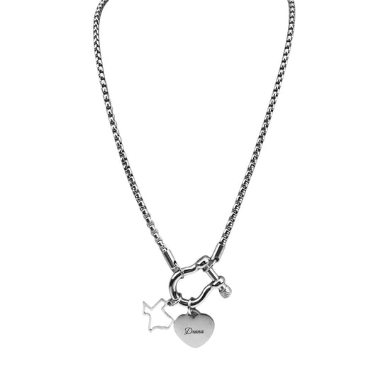 Texas Sweetheart Necklace Stainless