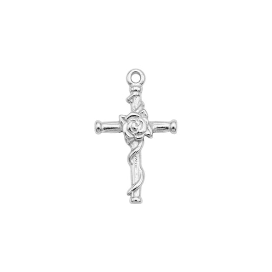 rose-cross-silver