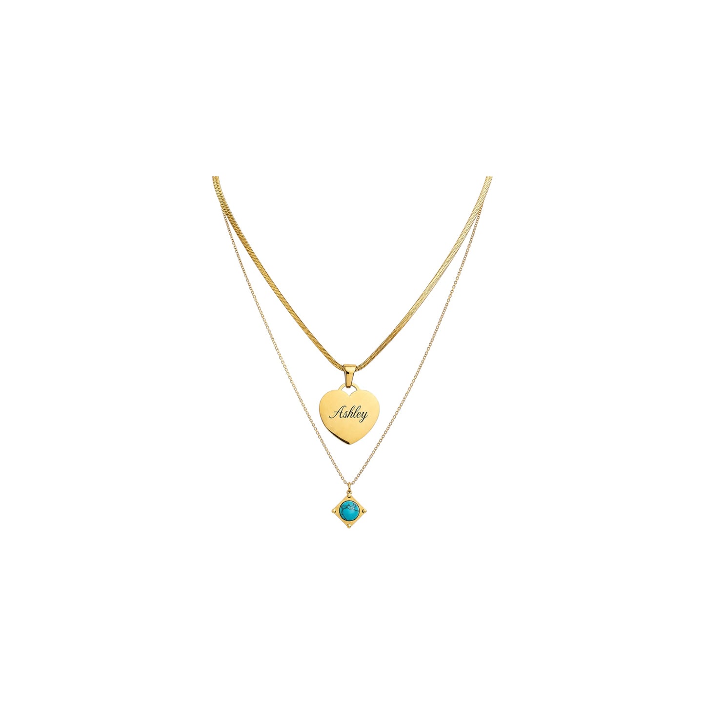 The Sweetheart Layered Necklace Set
