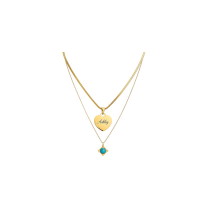 The Sweetheart Layered Necklace Set
