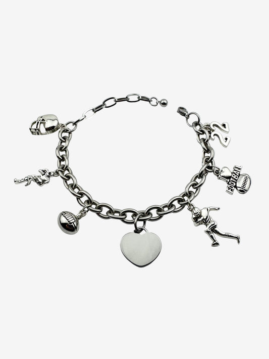Football Charm Bracelet