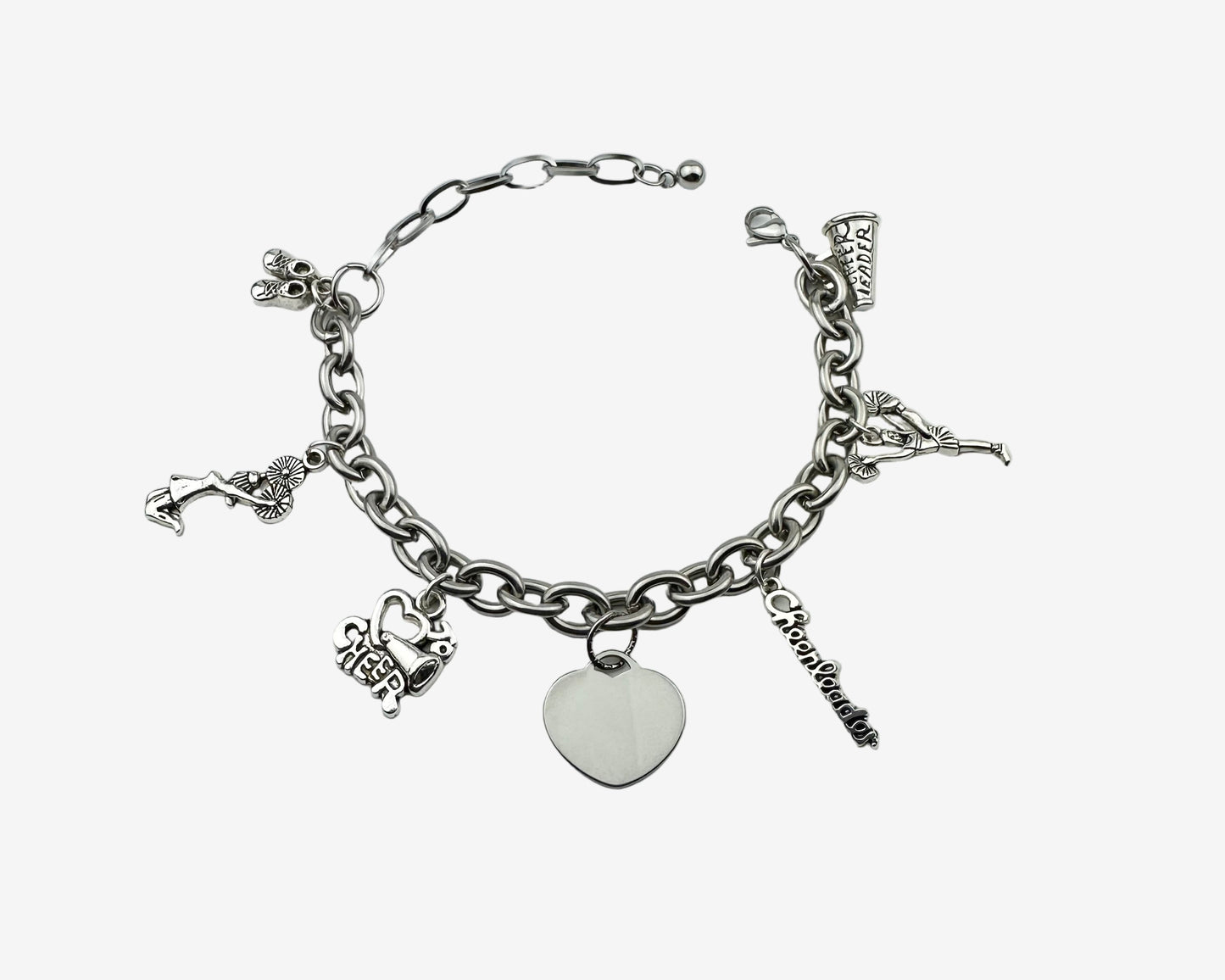 Spirit Squad Cheer Charm Bracelet