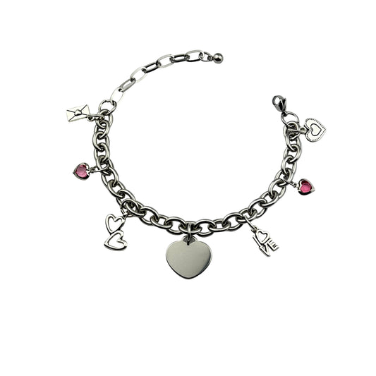 Love of Your Life Charm Bracelet – Pink