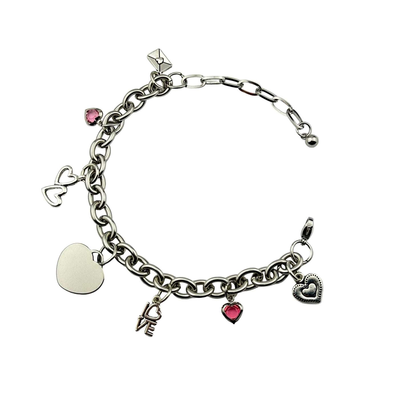 Love of Your Life Charm Bracelet – Pink