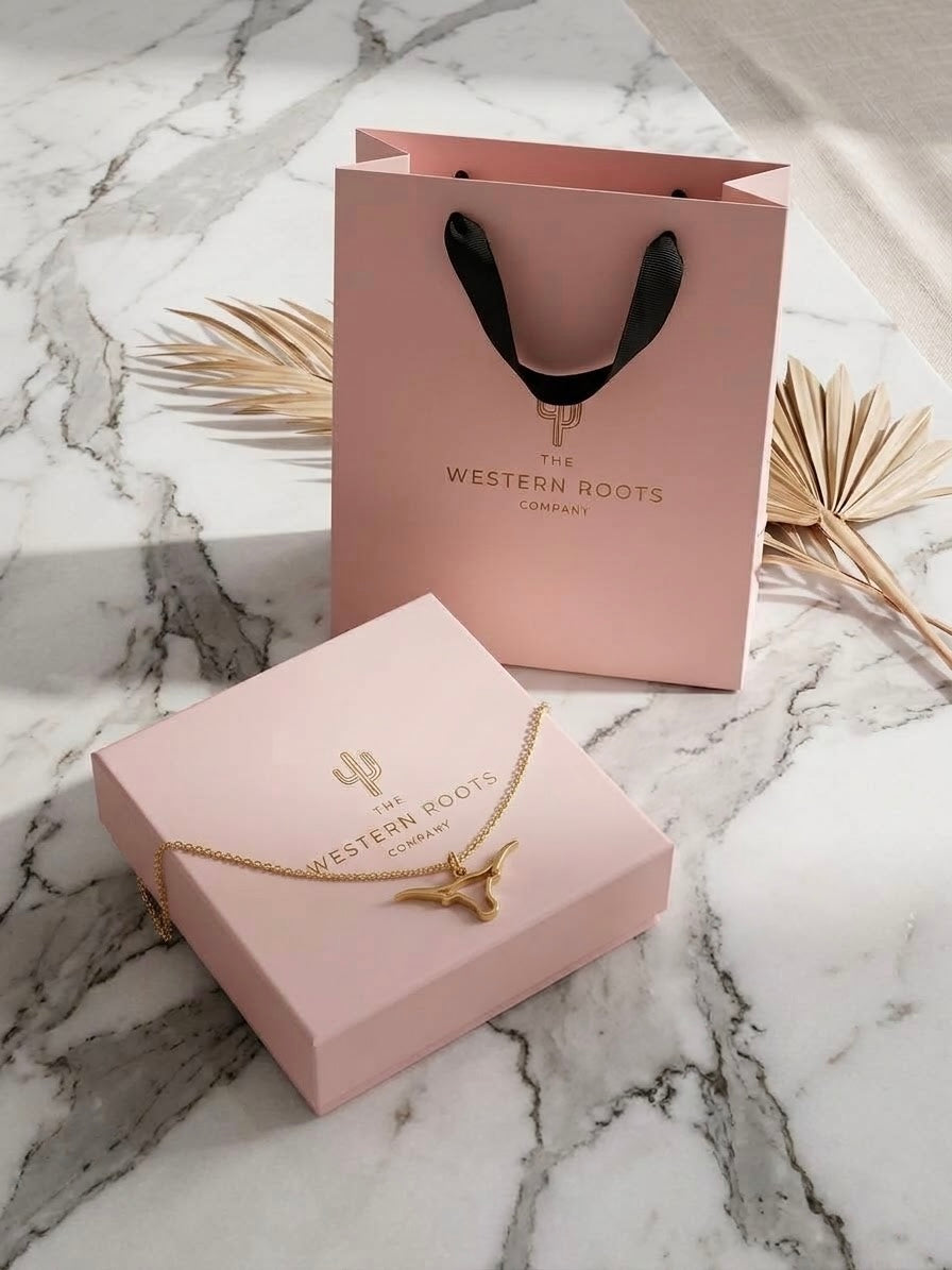 The Dainty Longhorn Necklace – The Western Roots Company