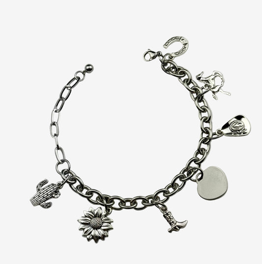 Western Gal Charm Bracelet