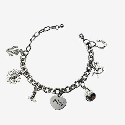 Western Gal Charm Bracelet
