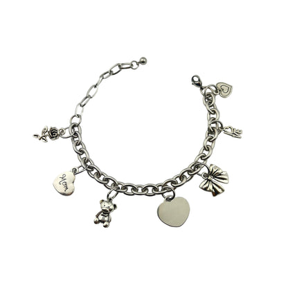 Mom’s Heart Charm Bracelet