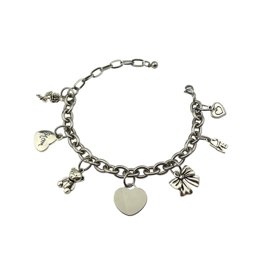 Mom’s Heart Charm Bracelet