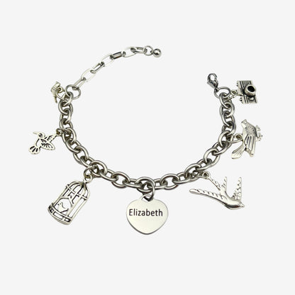Bird Lover Charm Bracelet