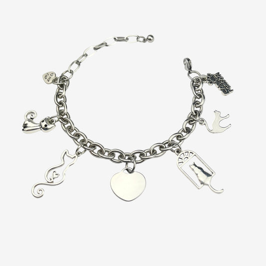 Purrfect Companion Charm Bracelet