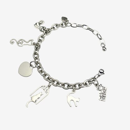 Purrfect Companion Charm Bracelet