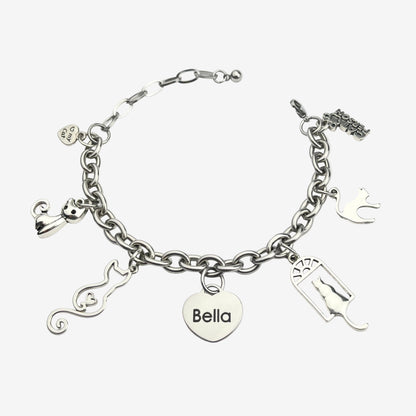 Purrfect Companion Charm Bracelet