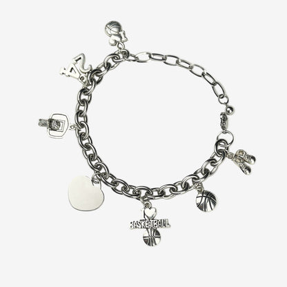 All-Star Basketball Charm Bracelet