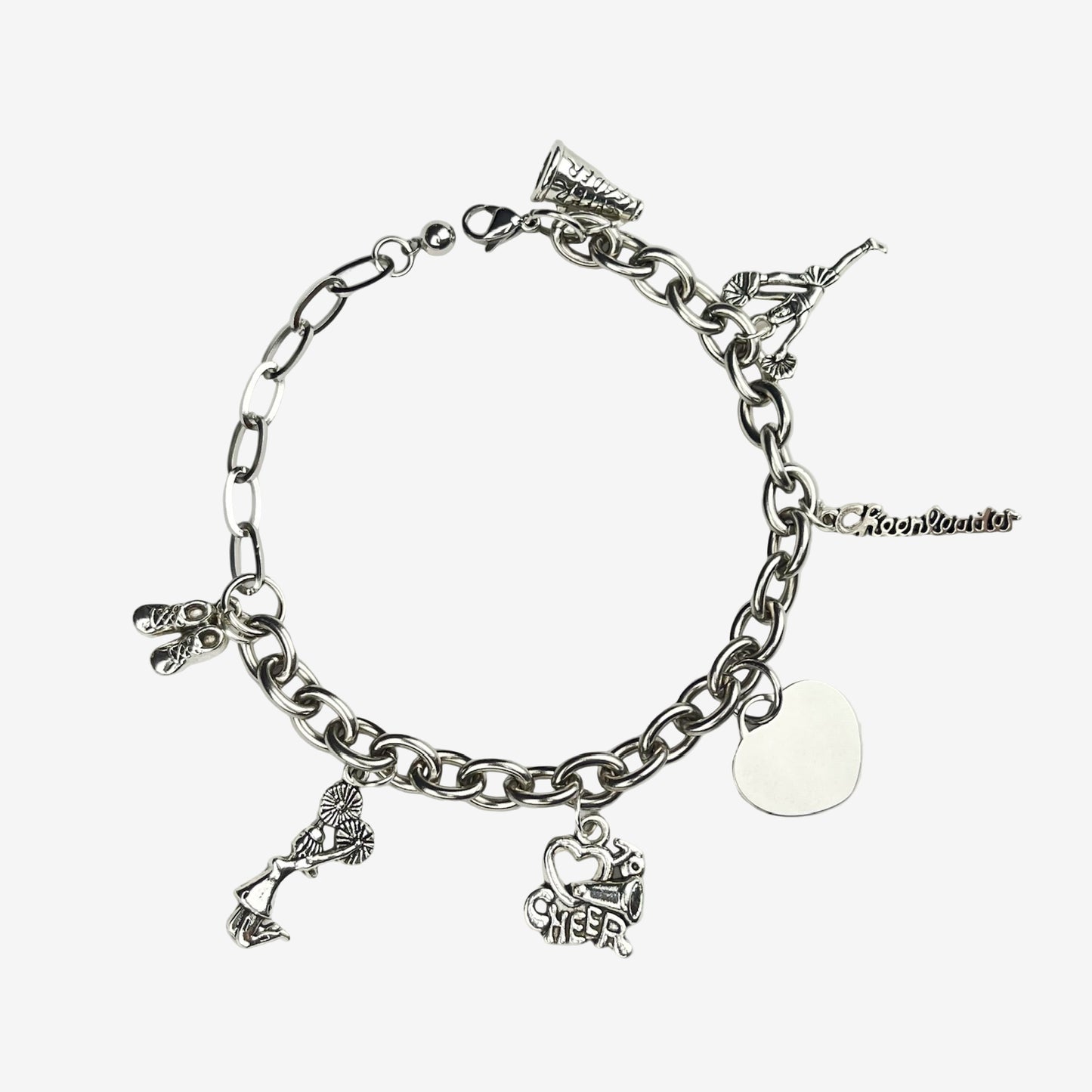 Spirit Squad Cheer Charm Bracelet