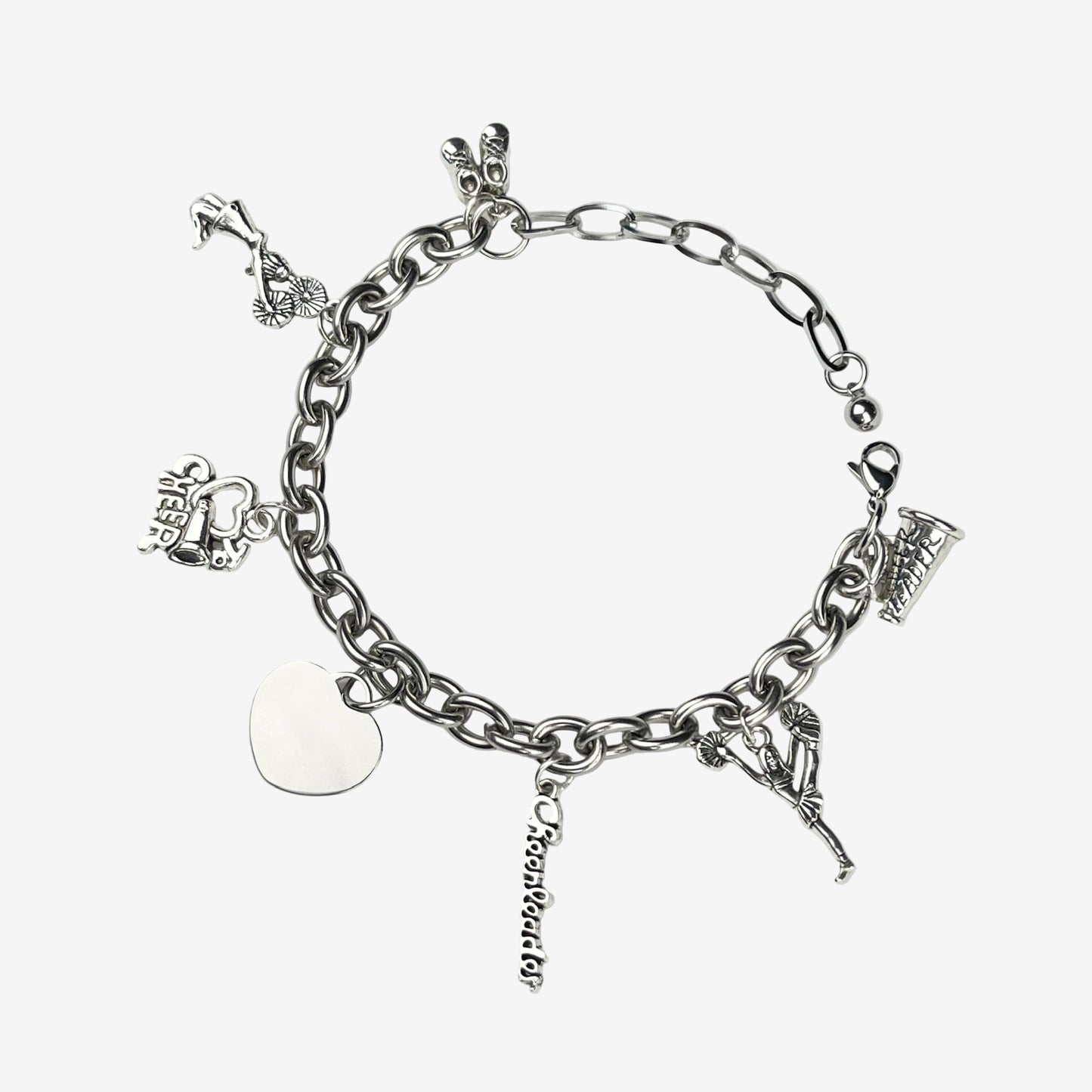 Spirit Squad Cheer Charm Bracelet
