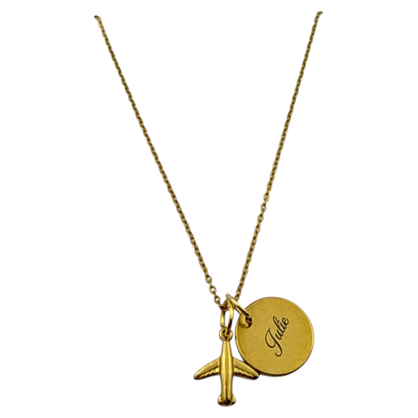 Traveler Necklace Gold Stainless
