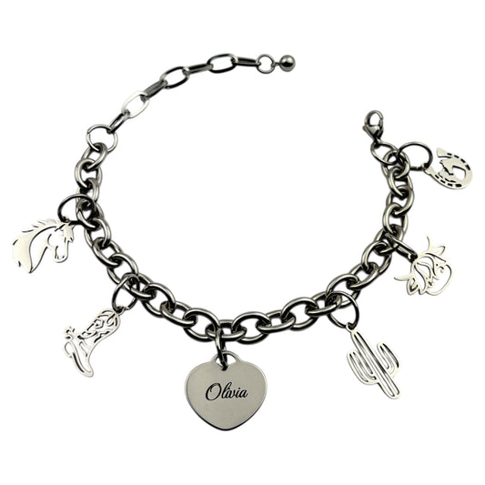 Rodeo Memories Charm Bracelet