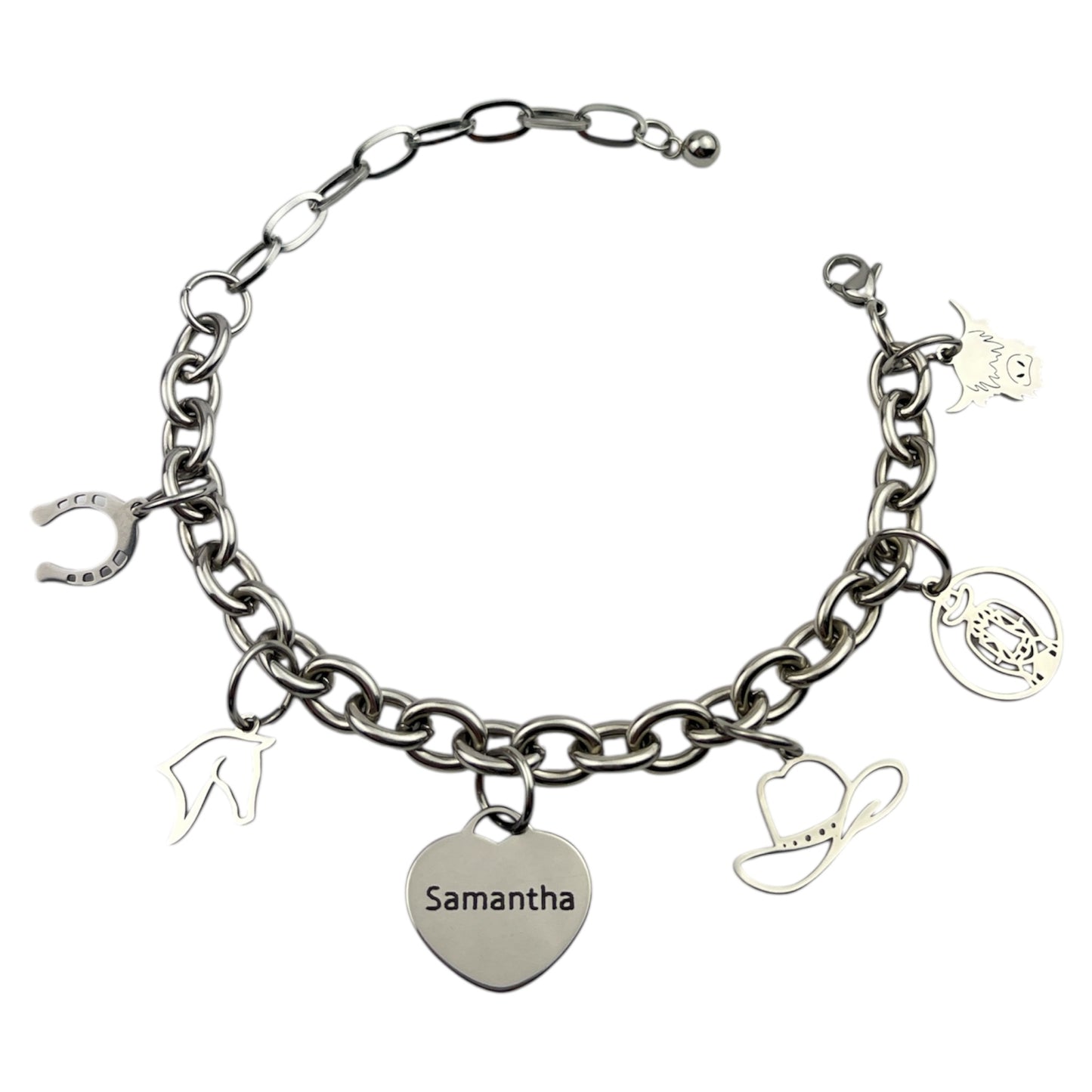 Cowboy Country Charm Bracelet