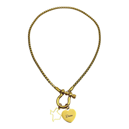 Texas Sweetheart Necklace Stainless