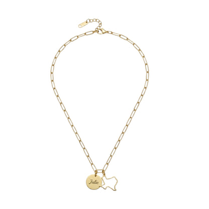 The Charm Link Necklace (choose your state)