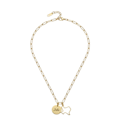 The Charm Link Necklace (choose your state)