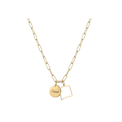 The Charm Link Necklace (choose your state)