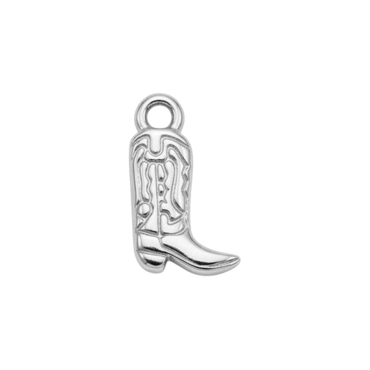 boot-pendant-silver