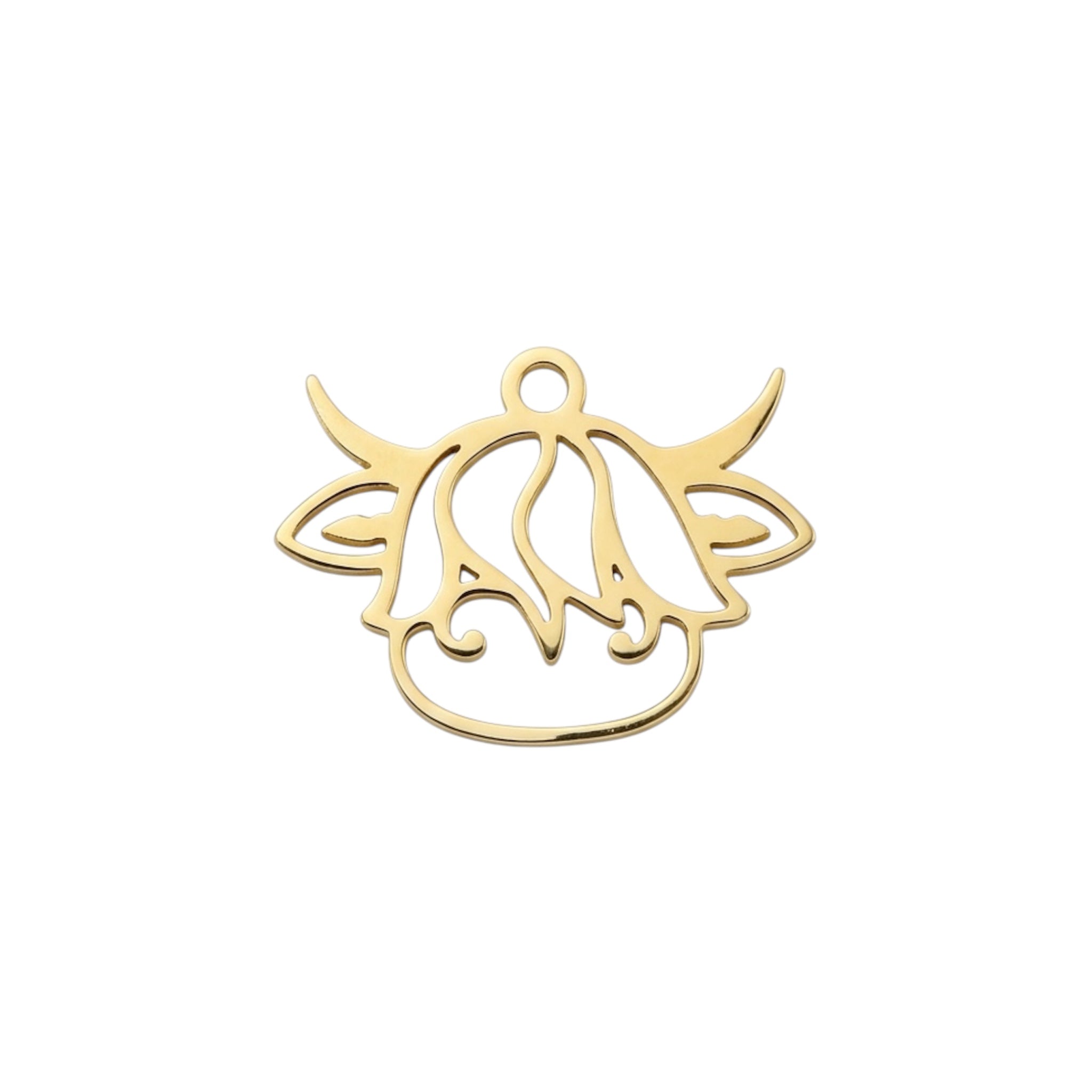 Cow Outline Charm