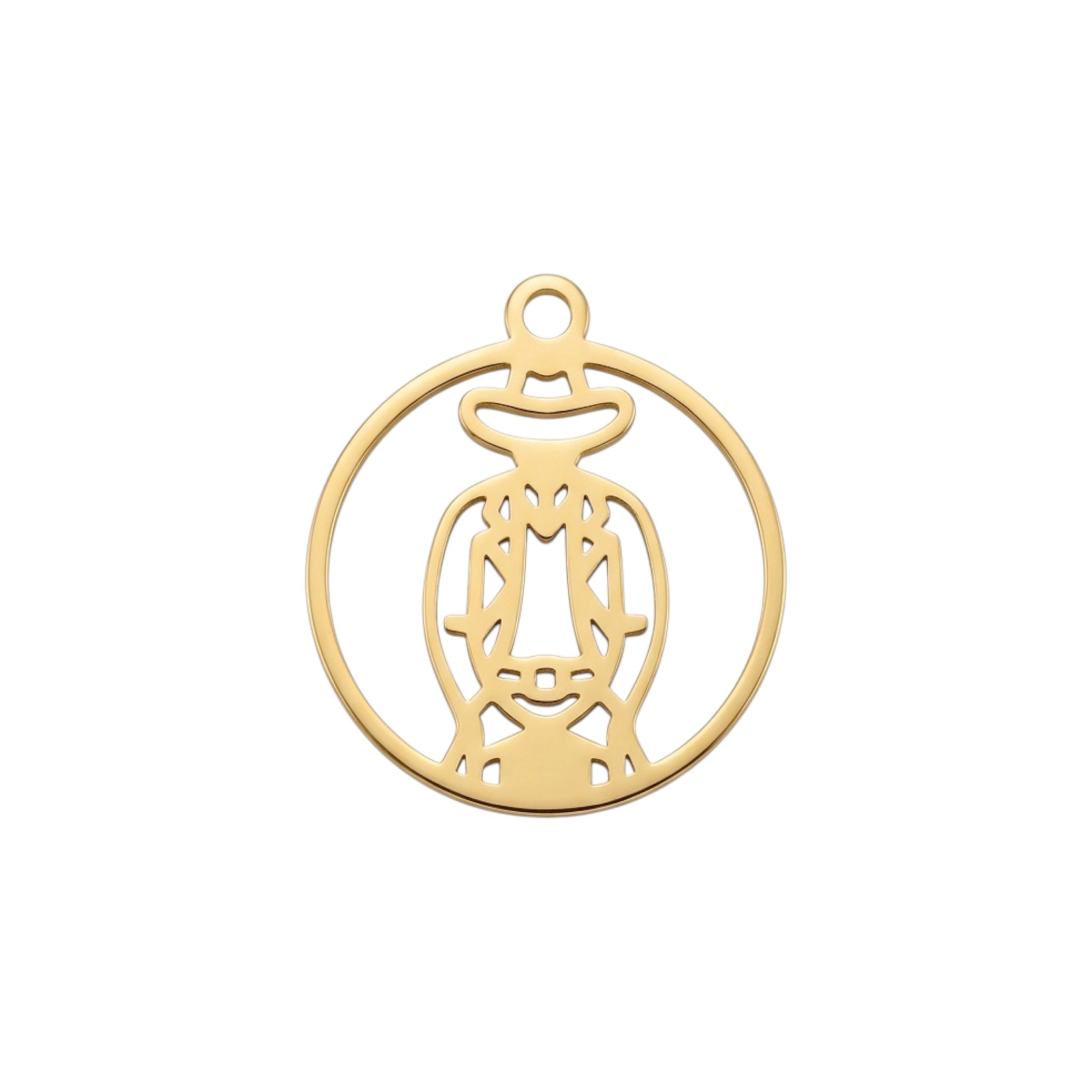 Cowboy Outline Charm
