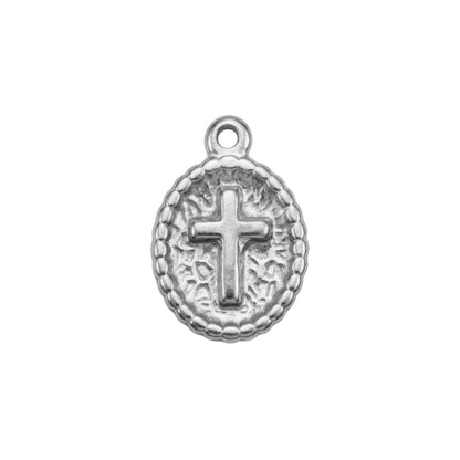 cross-round-pendant-silver