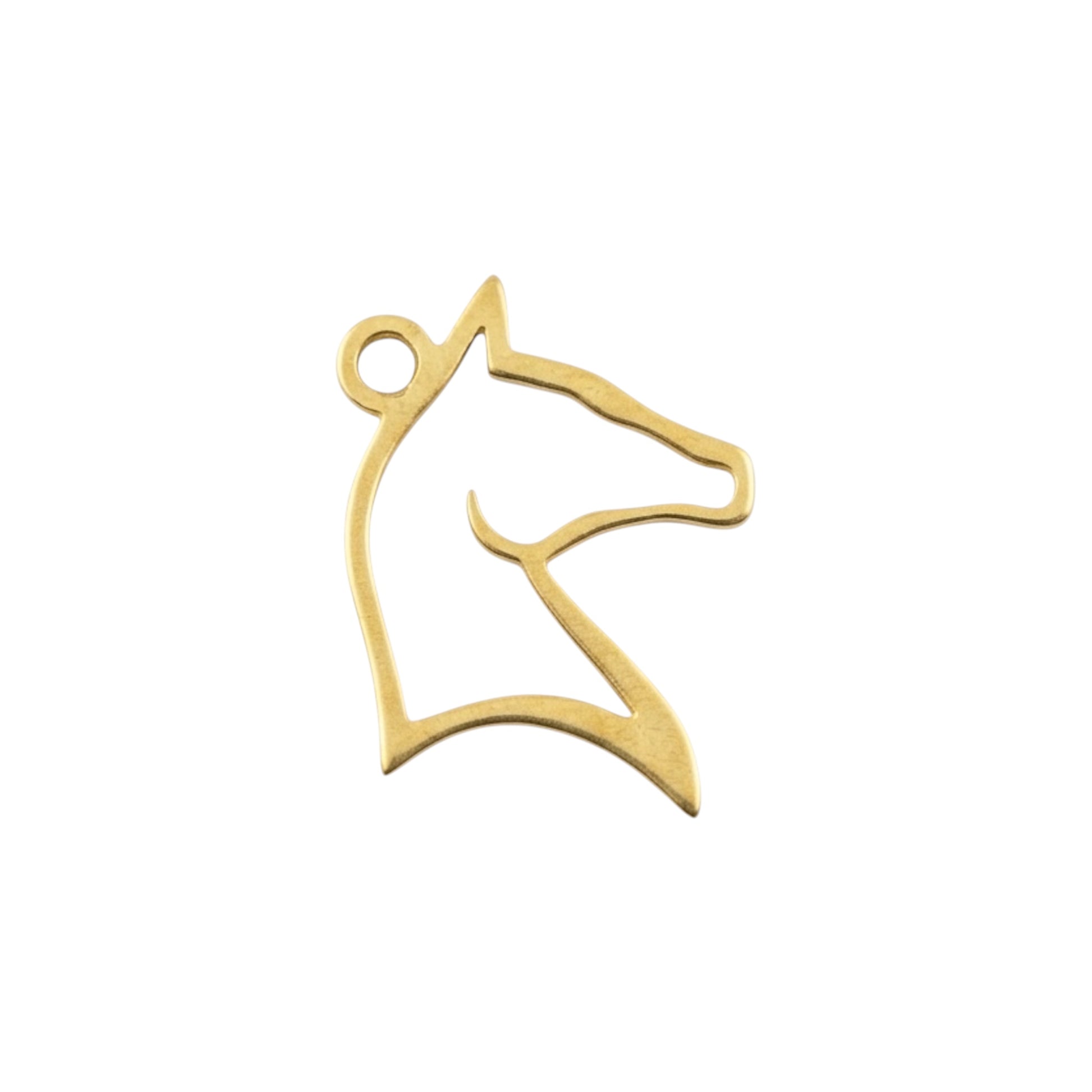 horse-outline-gold