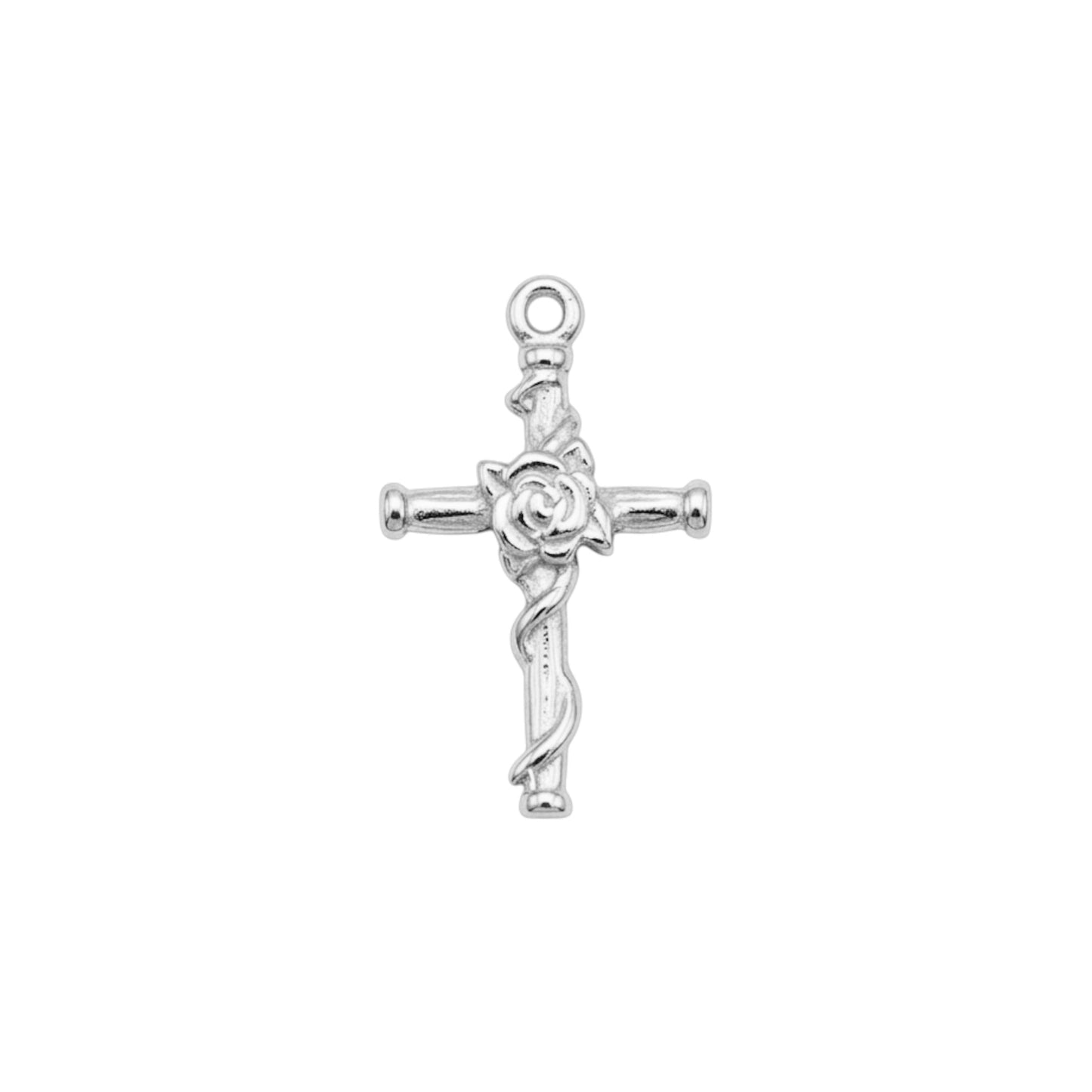 rose-cross-silver